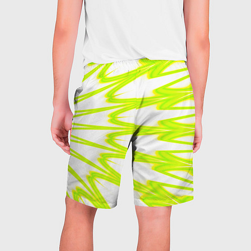 Мужские шорты Color neon green / 3D-принт – фото 2