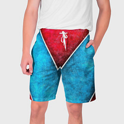 Мужские шорты Grunge superhero line - геометрические линии