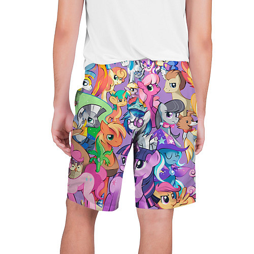 Мужские шорты My Little Pony / 3D-принт – фото 2