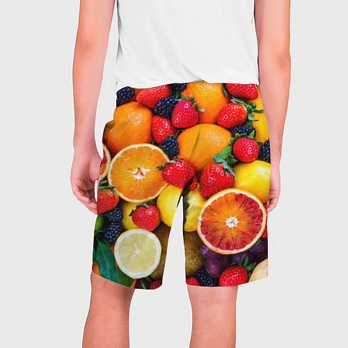 Мужские шорты Мультифрукт / 3D-принт – фото 2