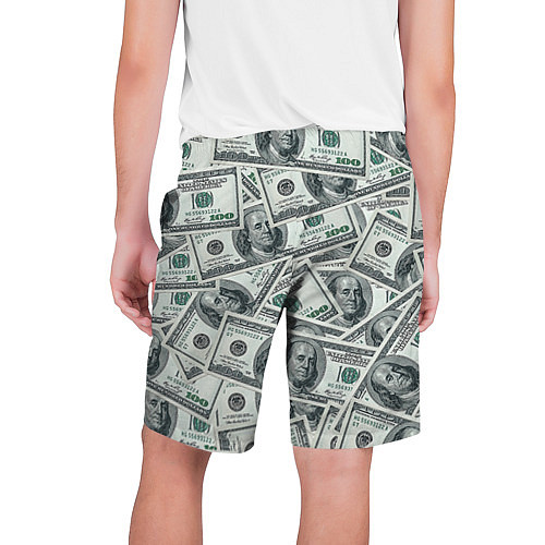 Мужские шорты Банкноты / 3D-принт – фото 2