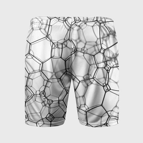 Мужские спортивные шорты Пузыри / 3D-принт – фото 2