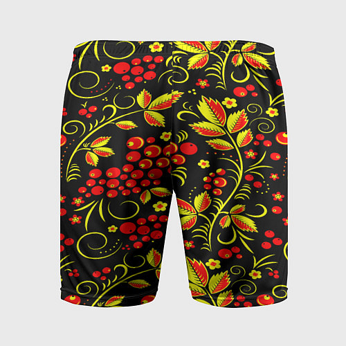 Мужские спортивные шорты Хохлома / 3D-принт – фото 2