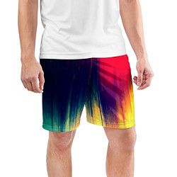 Шорты спортивные мужские Stylize color, цвет: 3D-принт — фото 2