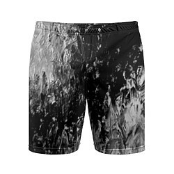 Шорты спортивные мужские GRAY&BLACK, цвет: 3D-принт