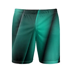 Шорты спортивные мужские Emerald lines, цвет: 3D-принт