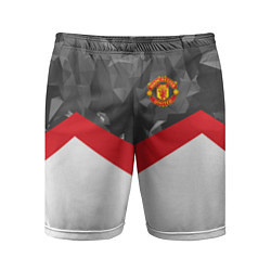 Мужские спортивные шорты Man United FC: Grey Polygons