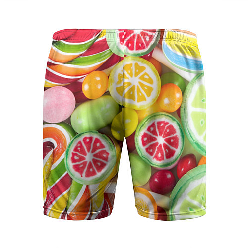 Мужские спортивные шорты Candy Summer / 3D-принт – фото 2