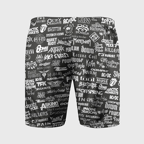 Мужские спортивные шорты Rock Star / 3D-принт – фото 2