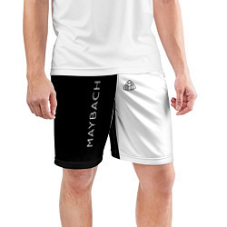 Шорты спортивные мужские Maybach: B&W, цвет: 3D-принт — фото 2