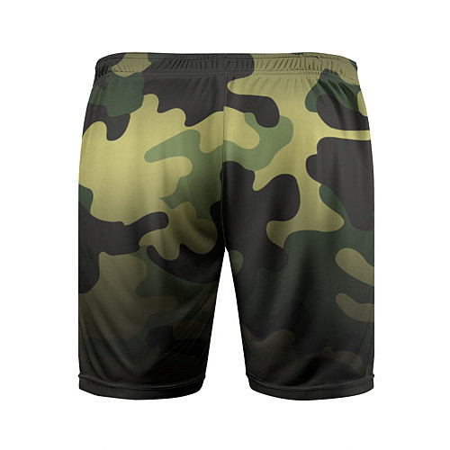 Мужские спортивные шорты Camouflage Green / 3D-принт – фото 2