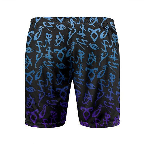Мужские спортивные шорты Blue Runes / 3D-принт – фото 2