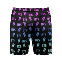 Мужские спортивные шорты BTS: Neon Gradient