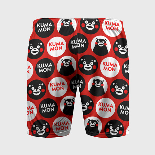 Мужские спортивные шорты Kumamon Pattern / 3D-принт – фото 2