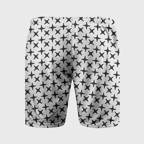 Мужские спортивные шорты Геометрические крестики / 3D-принт – фото 2