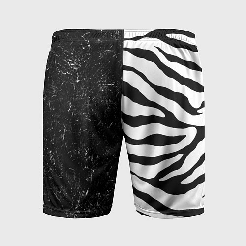 Мужские спортивные шорты PUBG: Zebras Lifestyle / 3D-принт – фото 2