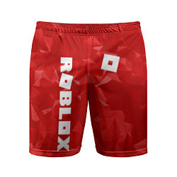 Шорты спортивные мужские ROBLOX: Red Style, цвет: 3D-принт