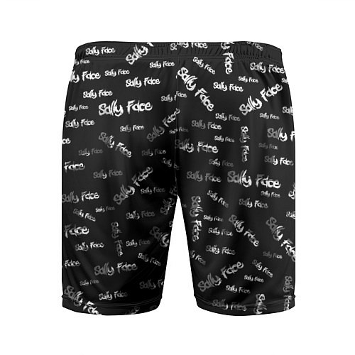 Мужские спортивные шорты Sally Face: Black Pattern / 3D-принт – фото 2