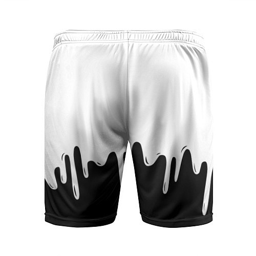Мужские спортивные шорты MELLO BLACK x WHITE / 3D-принт – фото 2