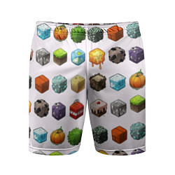 Мужские спортивные шорты Minecraft Cubes
