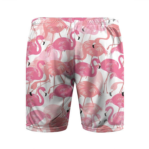 Мужские спортивные шорты Рай фламинго / 3D-принт – фото 2