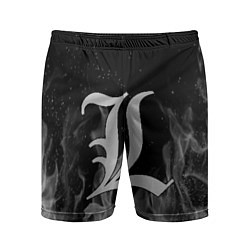 Мужские спортивные шорты L letter flame gray