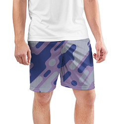 Шорты спортивные мужские Военный камуфляж, цвет: 3D-принт — фото 2