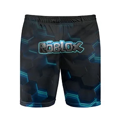Шорты спортивные мужские Roblox Neon Hex, цвет: 3D-принт