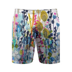 Мужские спортивные шорты Watercolor Flowers