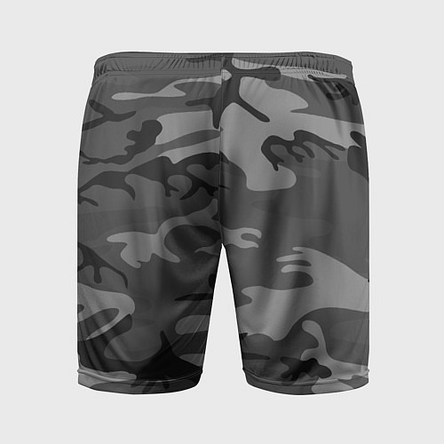 Мужские спортивные шорты Военный камуфляж / 3D-принт – фото 2