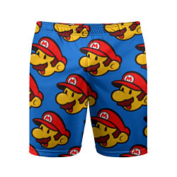Шорты спортивные мужские Mario, цвет: 3D-принт