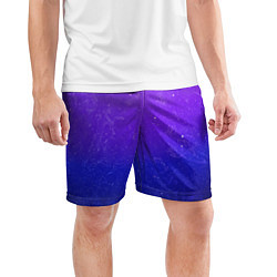 Шорты спортивные мужские Звёздное небо, цвет: 3D-принт — фото 2