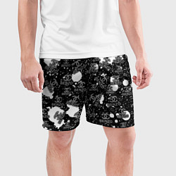 Шорты спортивные мужские Benzo Gang - Big Baby Tape, цвет: 3D-принт — фото 2