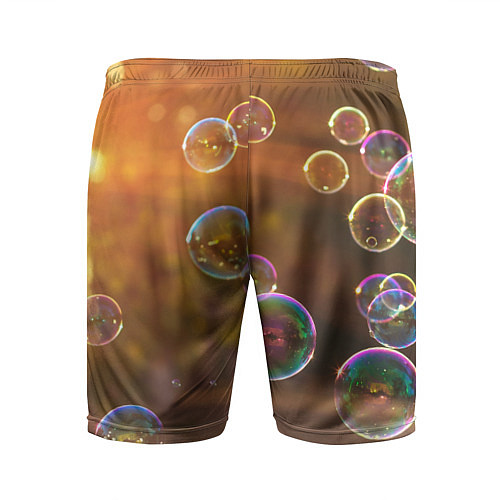 Мужские спортивные шорты Мыльные пузыри / 3D-принт – фото 2