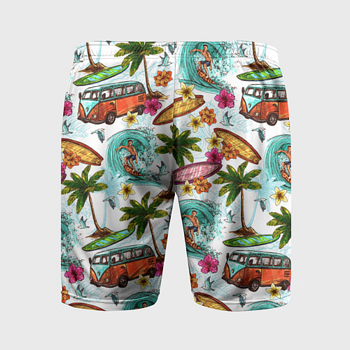 Мужские спортивные шорты Летнее Настроение / 3D-принт – фото 2