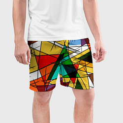 Шорты спортивные мужские ПИКАССО, цвет: 3D-принт — фото 2