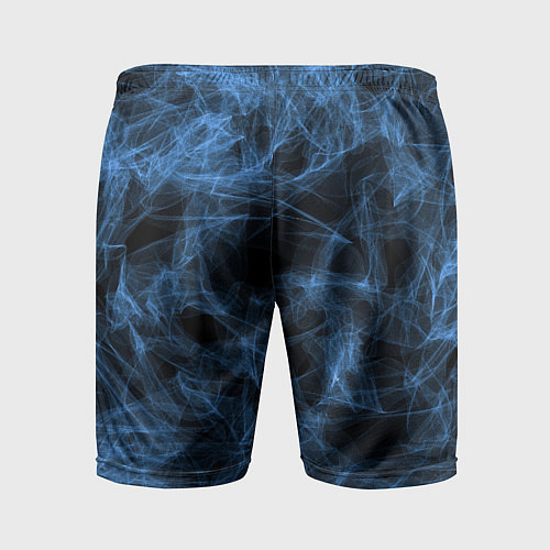 Мужские спортивные шорты Синий дым / 3D-принт – фото 2