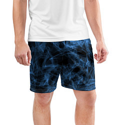 Шорты спортивные мужские Синий дым, цвет: 3D-принт — фото 2