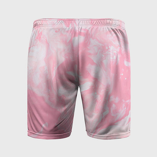 Мужские спортивные шорты Розовая Богемия / 3D-принт – фото 2