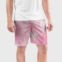 Шорты спортивные мужские Розовая Богемия, цвет: 3D-принт — фото 2