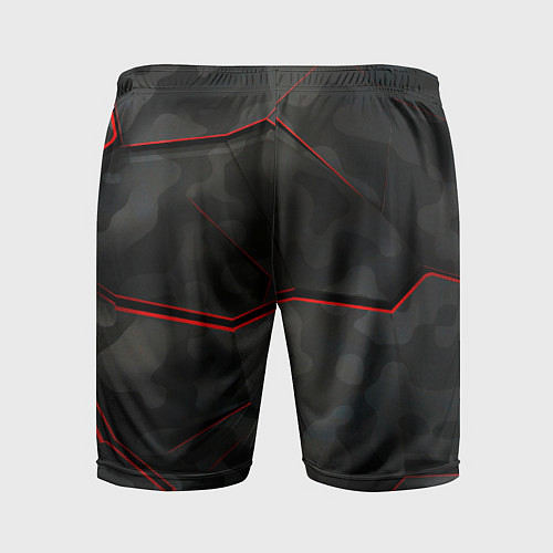 Мужские спортивные шорты Текстура / 3D-принт – фото 2
