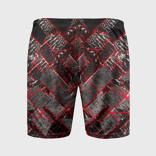 Мужские спортивные шорты Текстура / 3D-принт – фото 2