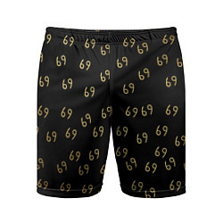 Мужские спортивные шорты 6ix9ine Gold