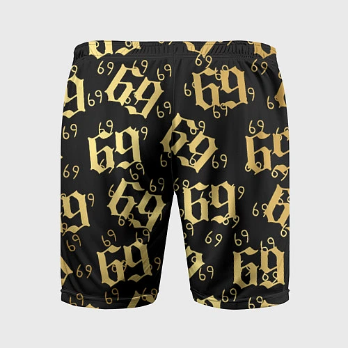 Мужские спортивные шорты 6ix9ine Gold / 3D-принт – фото 2