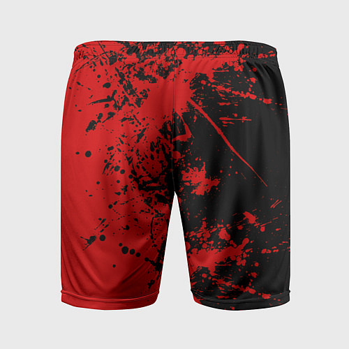 Мужские спортивные шорты Кровь врага / 3D-принт – фото 2