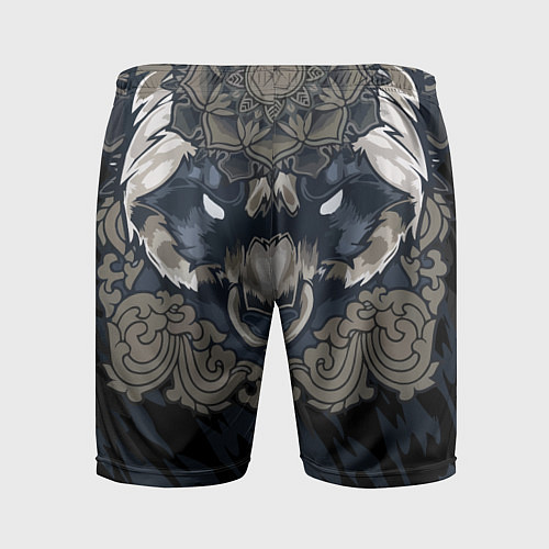 Мужские спортивные шорты Зверь / 3D-принт – фото 2