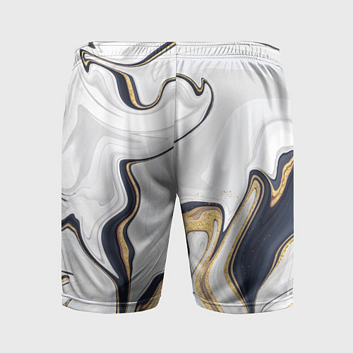 Мужские спортивные шорты Billie Eilish Gold / 3D-принт – фото 2