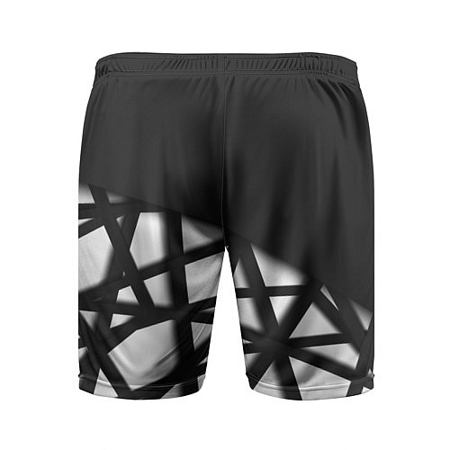 Мужские спортивные шорты BLACK GEOMETRY / 3D-принт – фото 2