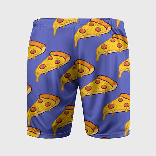 Мужские спортивные шорты Кусочки пиццы / 3D-принт – фото 2