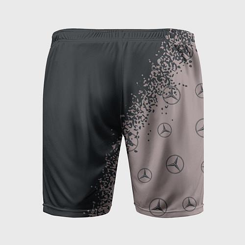 Мужские спортивные шорты MERCEDES МЕРСЕДЕС / 3D-принт – фото 2